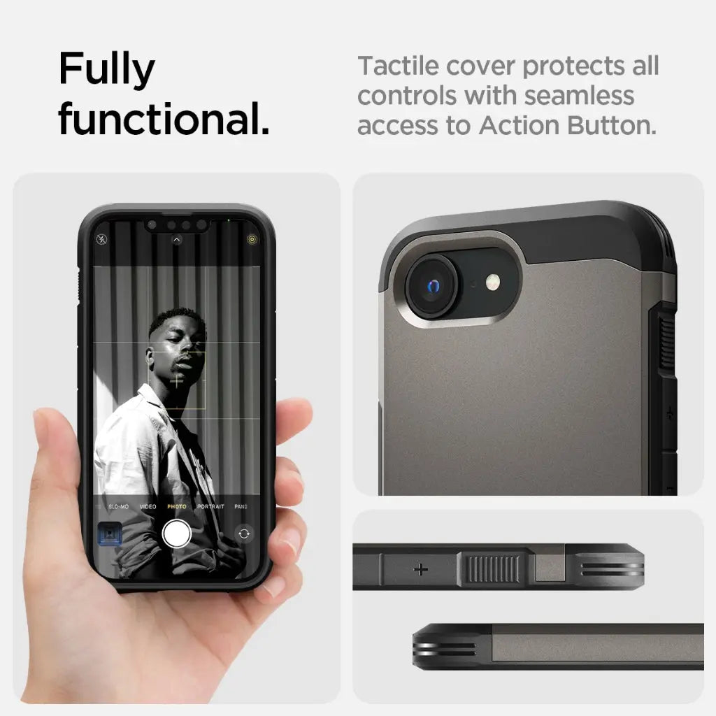 Spigen iPhone SE Case (2025) 6.1" Tough Armor MagFit Magnetic Phone Case Extreme Protection iPhone Case iPhone Cover