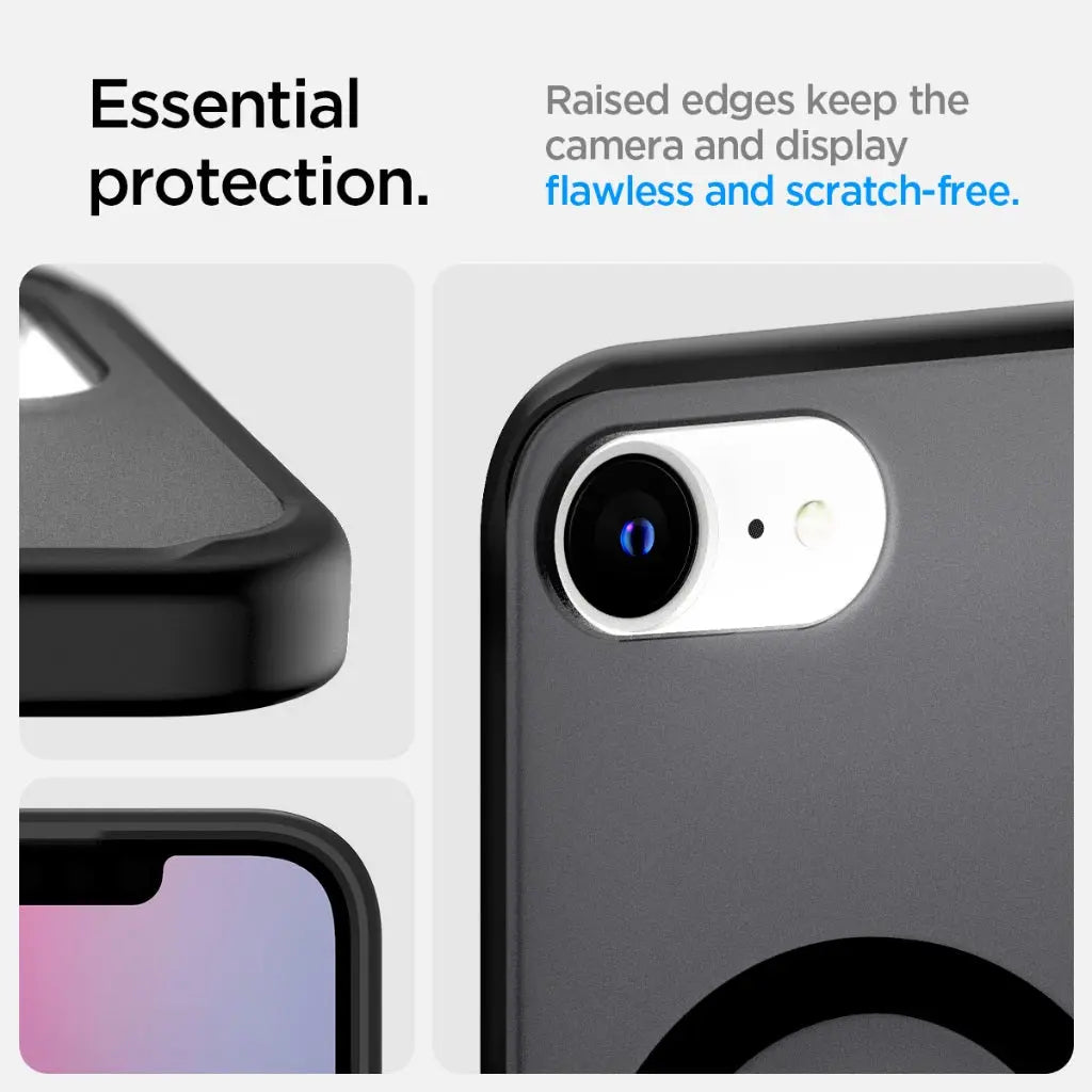 Spigen iPhone SE Case (2025) 6.1" Ultra Hybrid S MagFit Frost Magnetic Phone Case Phone Stand iPhone Case iPhone Cover