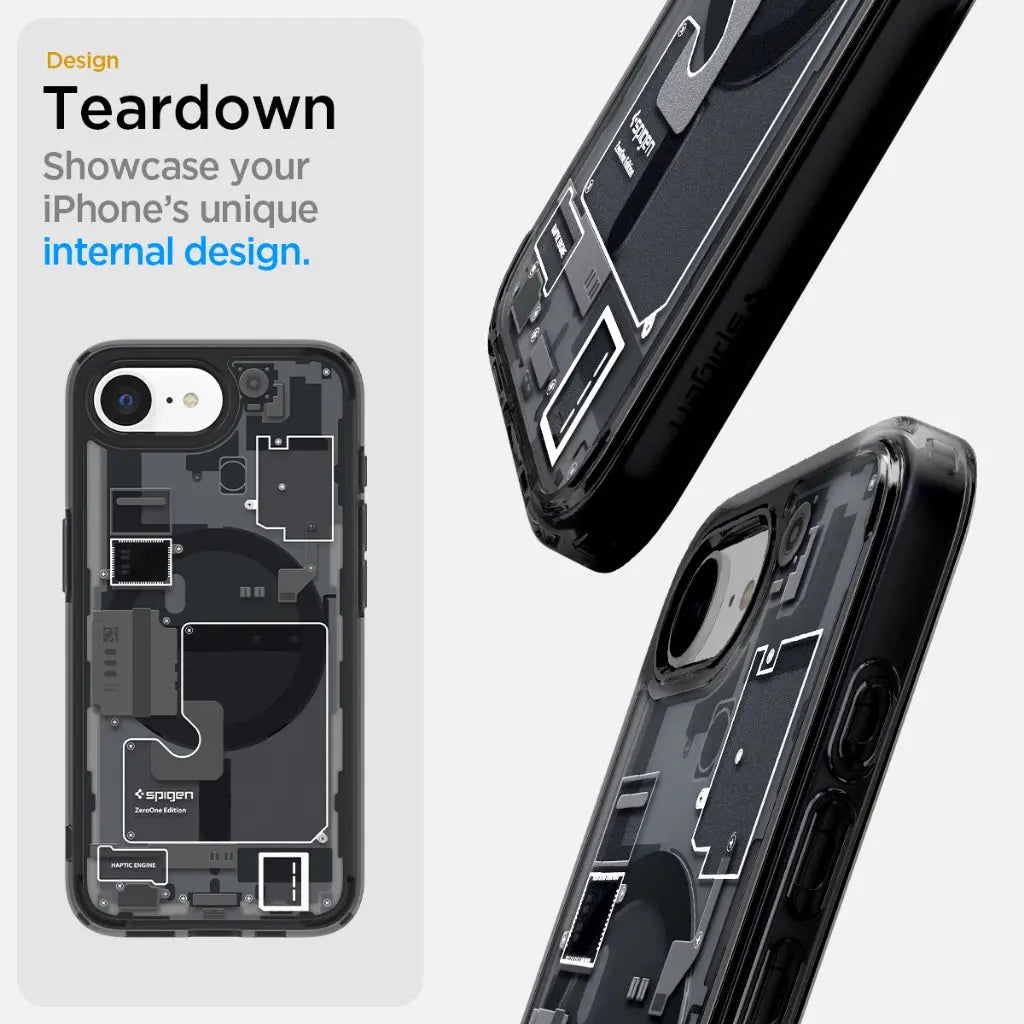 Spigen iPhone SE Case (2025) 6.1" Ultra Hybrid Zero One MagFit Magnetic Phone Case iPhone Case iPhone Cover