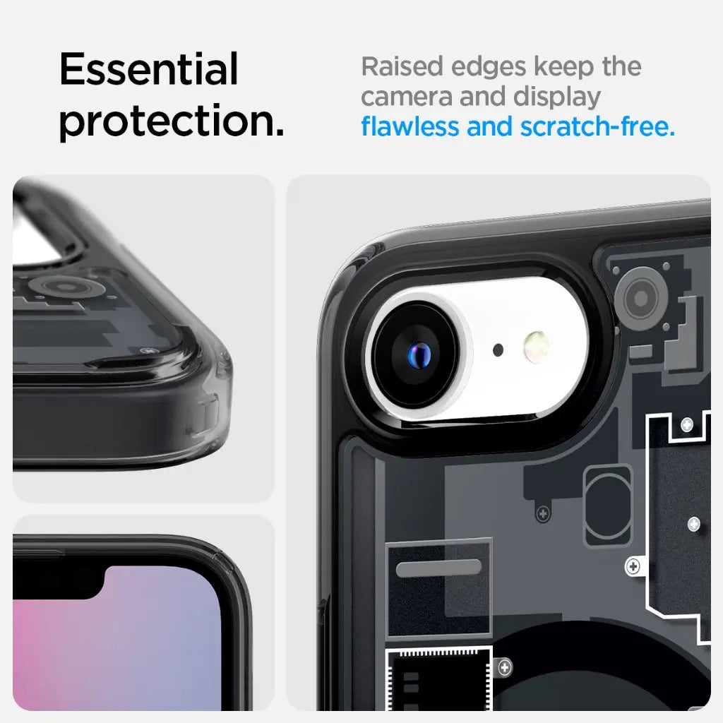Spigen iPhone SE Case (2025) 6.1" Ultra Hybrid Zero One MagFit Magnetic Phone Case iPhone Case iPhone Cover