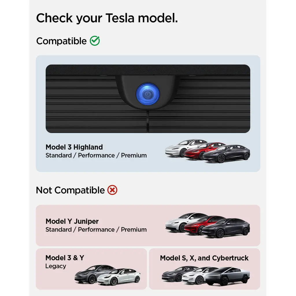 Tesla Model 3 Highland Front Camera Lens Protector TO332