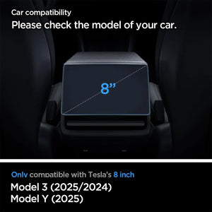 Tesla Model 3 (2024) Screen Protector 8-inch Rear Matte
