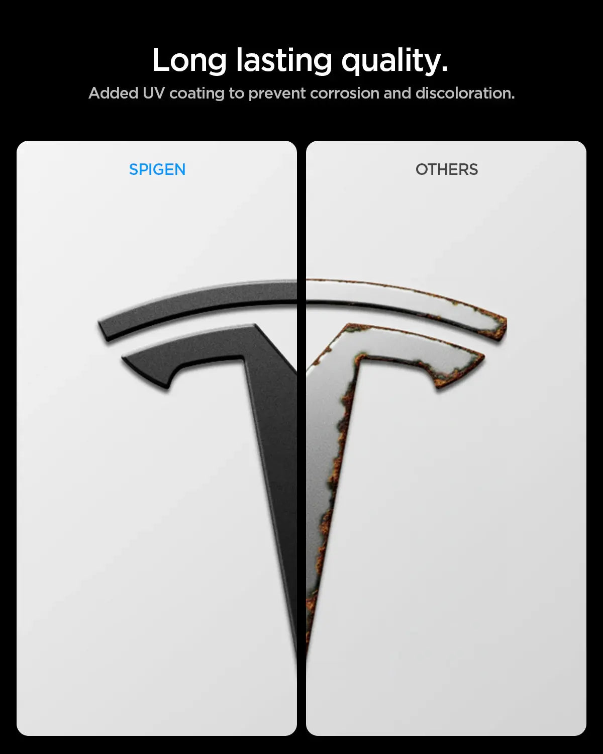 Tesla Model Y Juniper (2025) Front Emblem Logo Cover TD100B