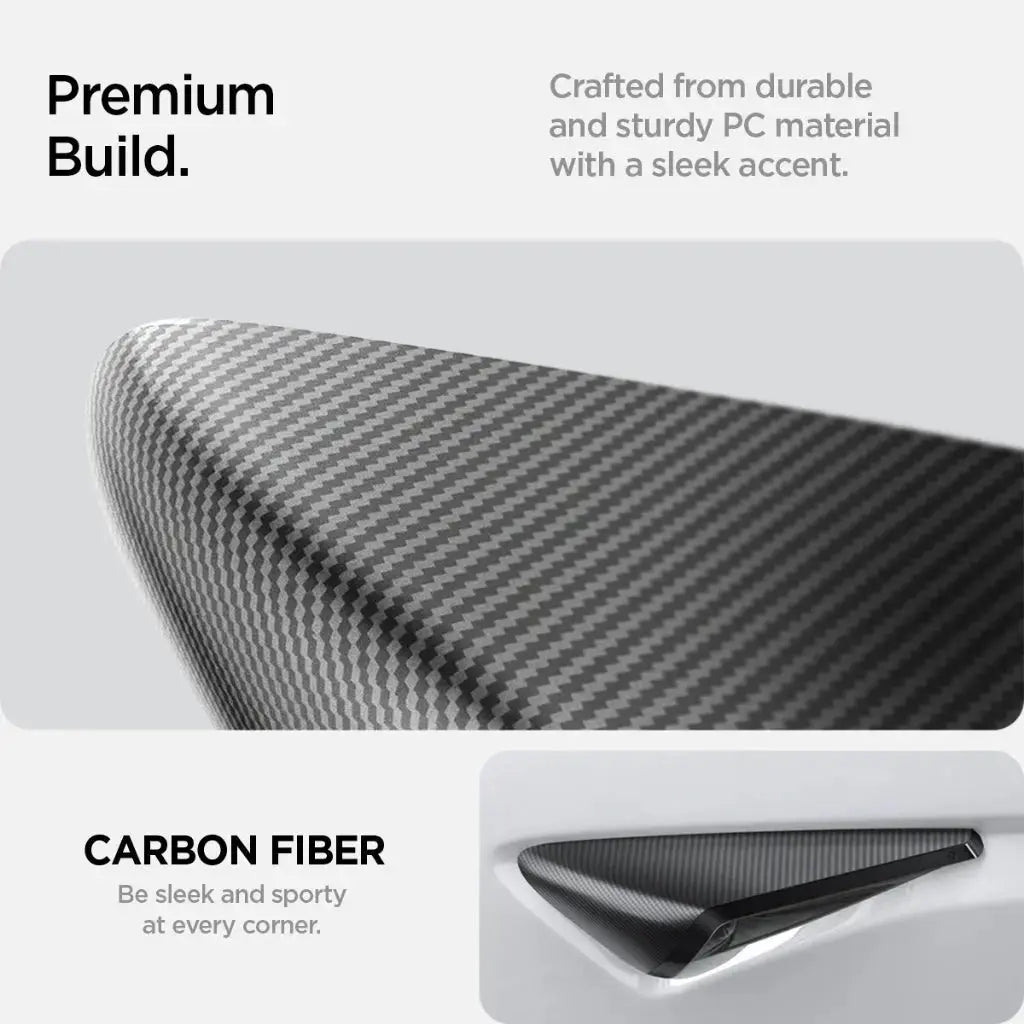 [2 Pack] Spigen Tesla Model Y 2025 Refresh (Juniper) & Model 3 2025/2024 Refresh (Highland) Side Camera Protection Cover