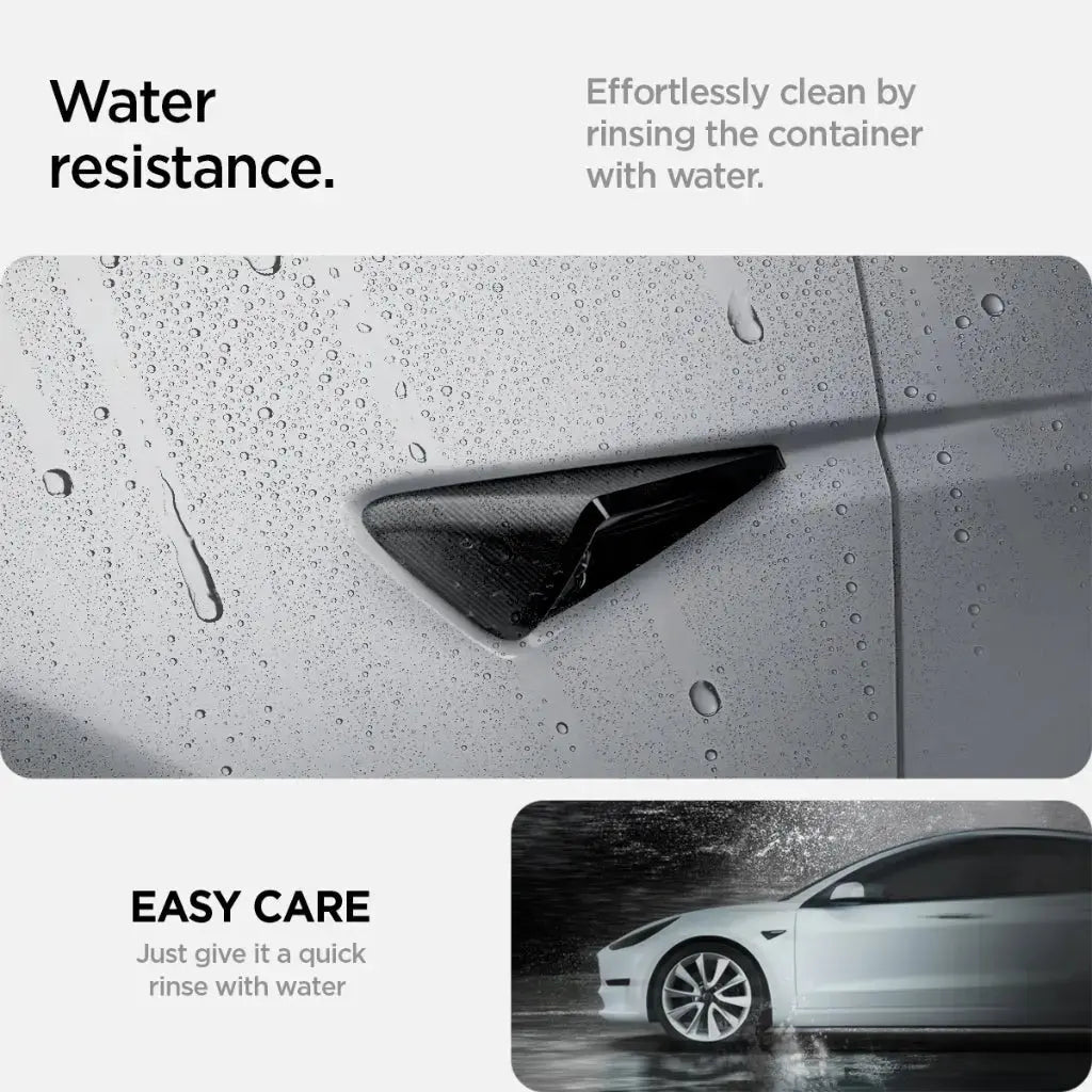 [2 Pack] Spigen Tesla Model Y 2025 Refresh (Juniper) & Model 3 2025/2024 Refresh (Highland) Side Camera Protection Cover