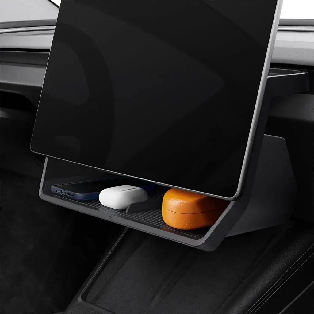 Spigen Tesla Model Y (2025) Juniper / Model 3 (2024-2025) Under Screen Storage Organizer with Easy Installation