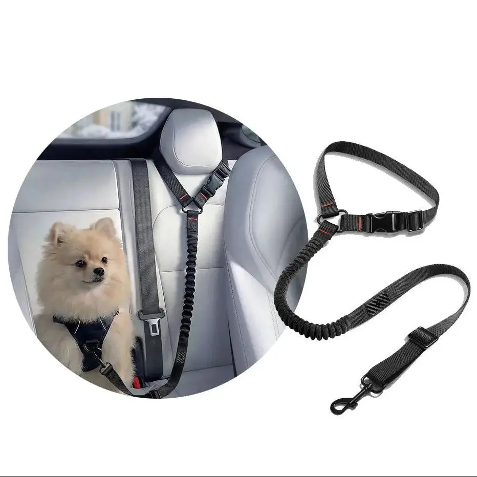 Spigen Universal Dog Seat Belt Headrest Pet Seat Belt Holder Seat Belt Clip Car Accessories PS100