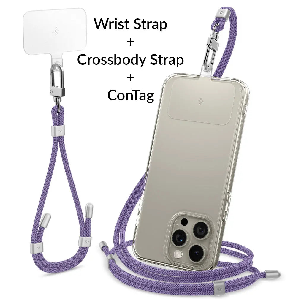 Universal Phone Lanyard Set (CrossBody Strap + Wrist Strap With ConTag)