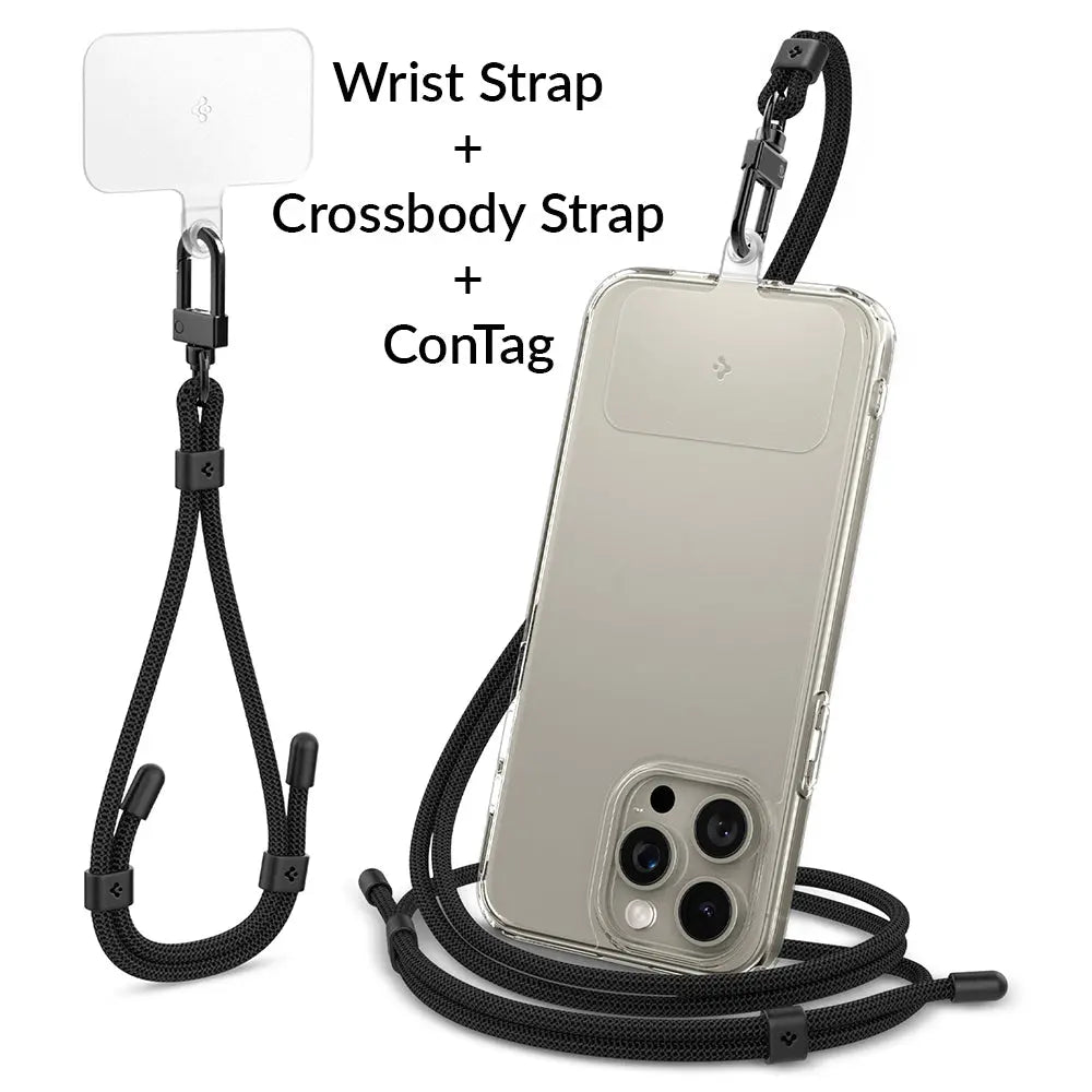Universal Phone Lanyard Set (CrossBody Strap + Wrist Strap With ConTag)
