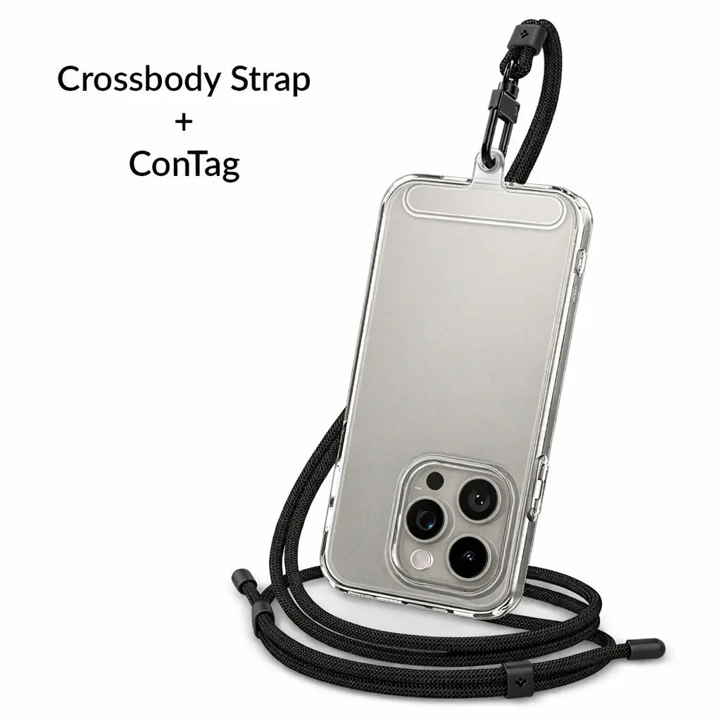 Universal Phone Lanyard Set (CrossBody Strap + Wrist Strap With ConTag)