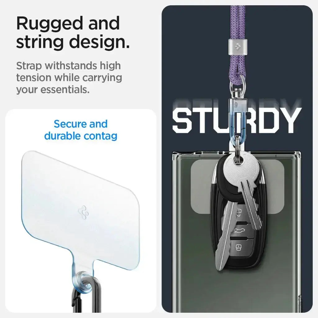 Universal Phone Lanyard Set (CrossBody Strap + Wrist Strap With ConTag)