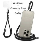 Universal Phone Lanyard Set (CrossBody Strap + Wrist Strap With ConTag)