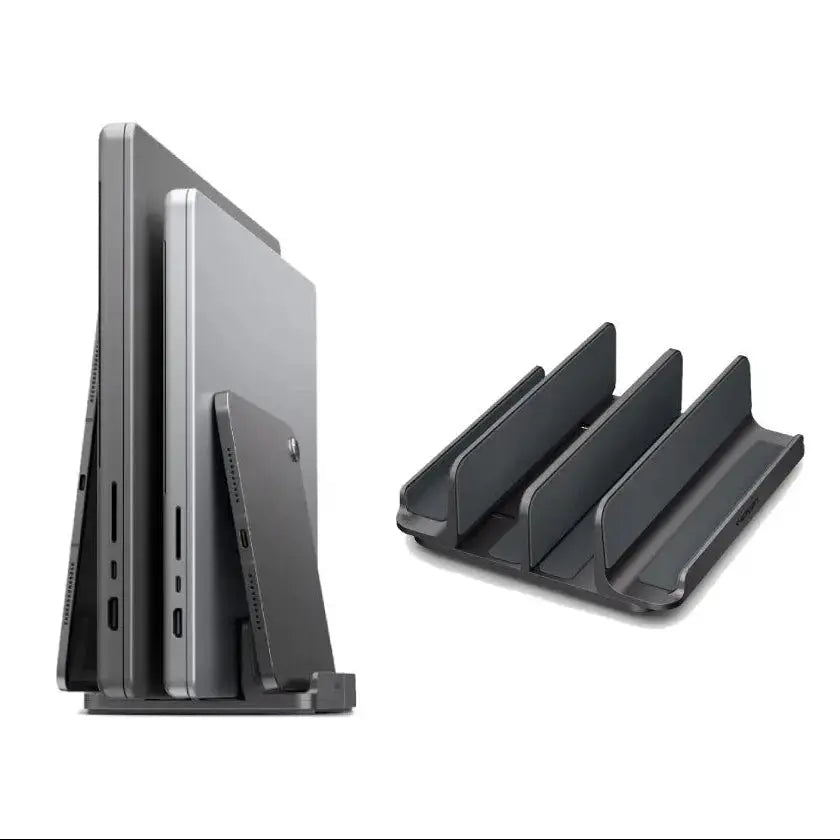 Spigen Vertical Laptop Stand Macbook Stand iPad Stand Adjustable Dock Stand Holder For Desk LD208S4