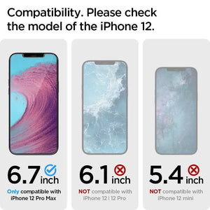 iPhone 12 Pro Max Full Coverage HD Tempered Glass - Spigen Singapore
