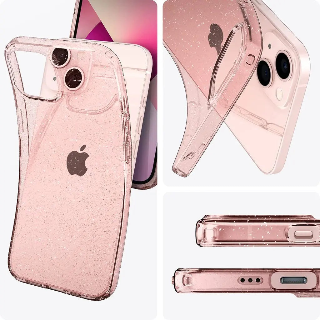 iPhone 13 Case Liquid Crystal Glitter