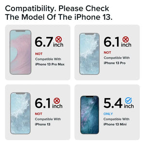 iPhone 13 Mini Screen Protector Glas.tR SLIM HD - Spigen Singapore