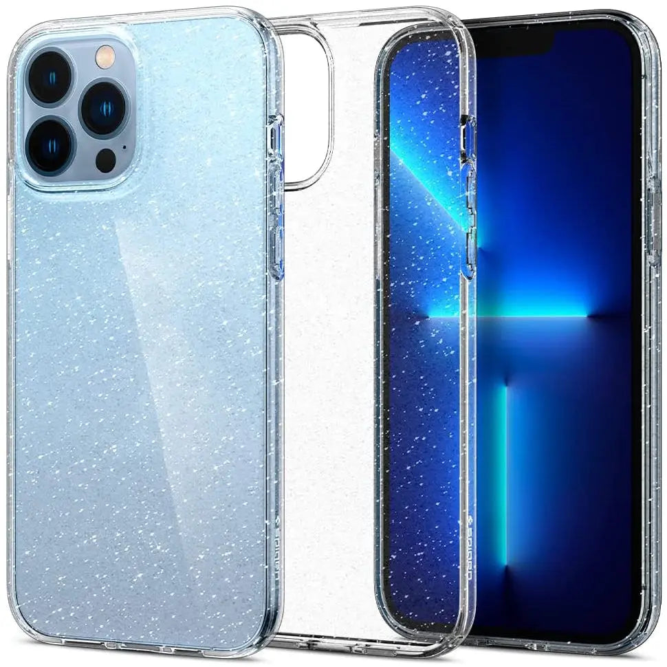 iPhone 13 Pro Case Liquid Crystal Glitter