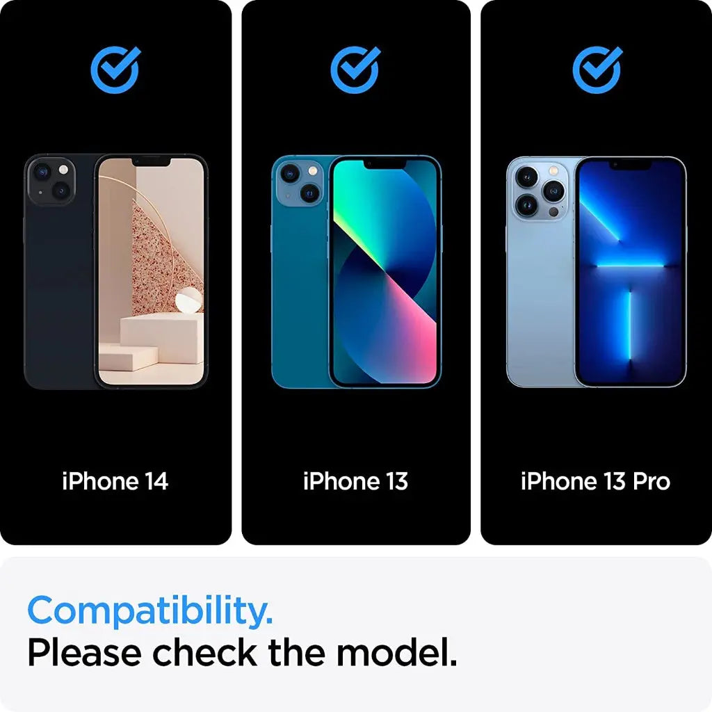 iPhone 14 (2022) / iPhone 13 Pro / iPhone 13 (2021) Full Coverage HD Tempered Glass