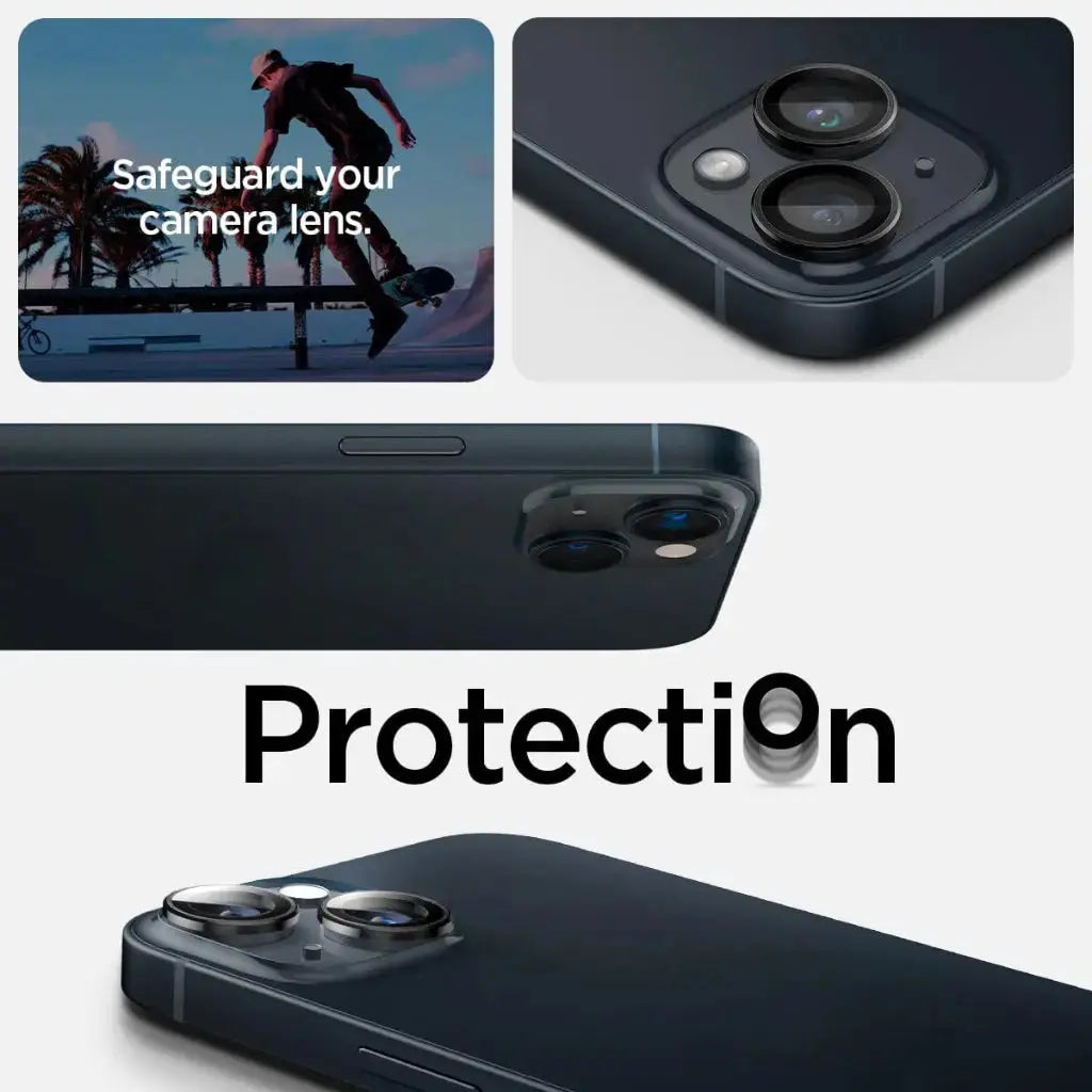 [2 Pack] iPhone 15 / iPhone 15 Plus / iPhone 14 Plus / 14 Camera Lens Protector EZ Fit Optik Pro