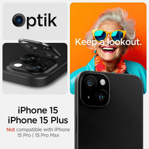 [2 Pack] iPhone 15 / iPhone 15 Plus / iPhone 14 / iPhone 14 Plus Camera Lens Optic