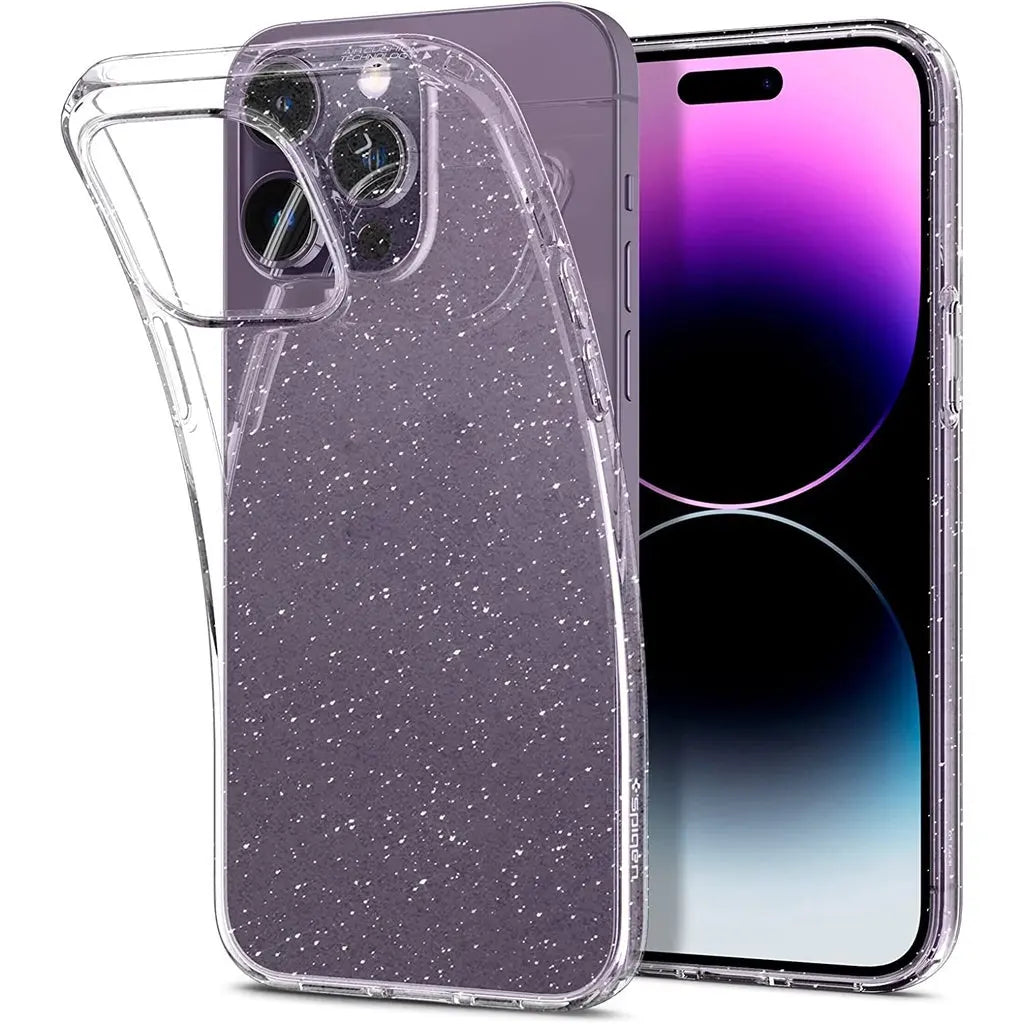 iPhone 14 Pro Max Case Liquid Crystal Glitter