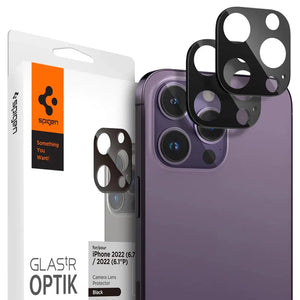[2 Pack] iPhone 14 Pro Max / iPhone 14 Pro Optic Lens Tempered Glass