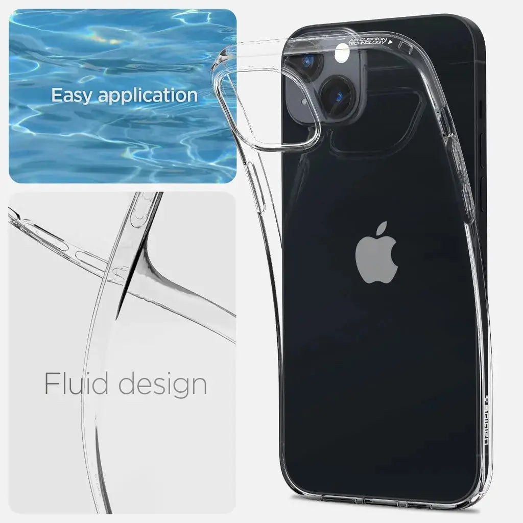 iPhone 14 Plus Case / iPhone 15 Plus Cover Liquid Crystal / Crystal Flex