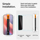 [2 Pack] Spigen iPhone 16 Plus / iPhone 15 Plus Privacy Tempered Glass Glas.tR EZ Fit iPhone Screen Protector