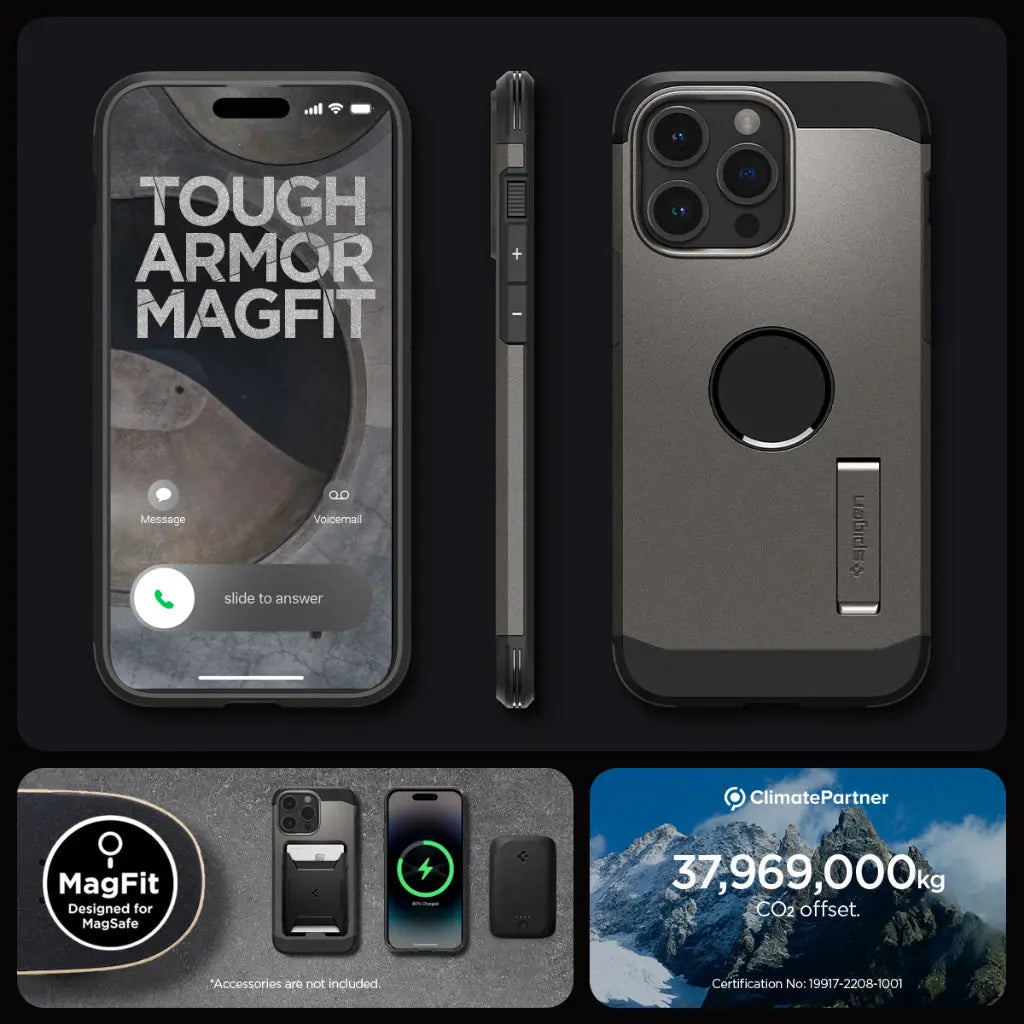 iPhone 15 Pro Case Tough Armor MagFit