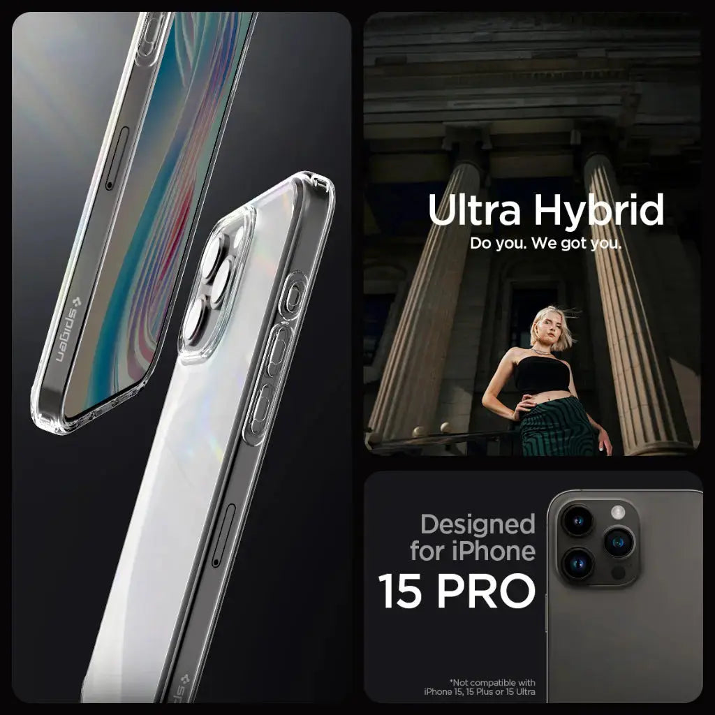 iPhone 15 Pro Case Ultra Hybrid Frost