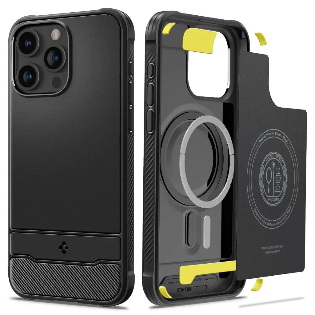 iPhone 15 Pro Max Case Rugged Armor MagFit - Spigen Singapore