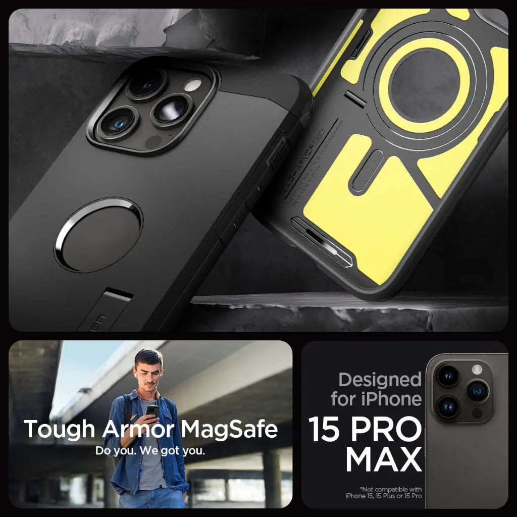 iPhone 15 Pro Max Case Tough Armor MagFit