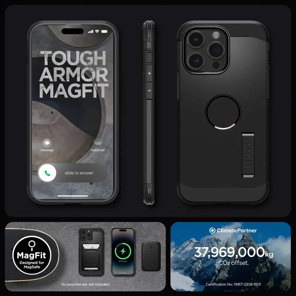 iPhone 15 Pro Max Case Tough Armor MagFit