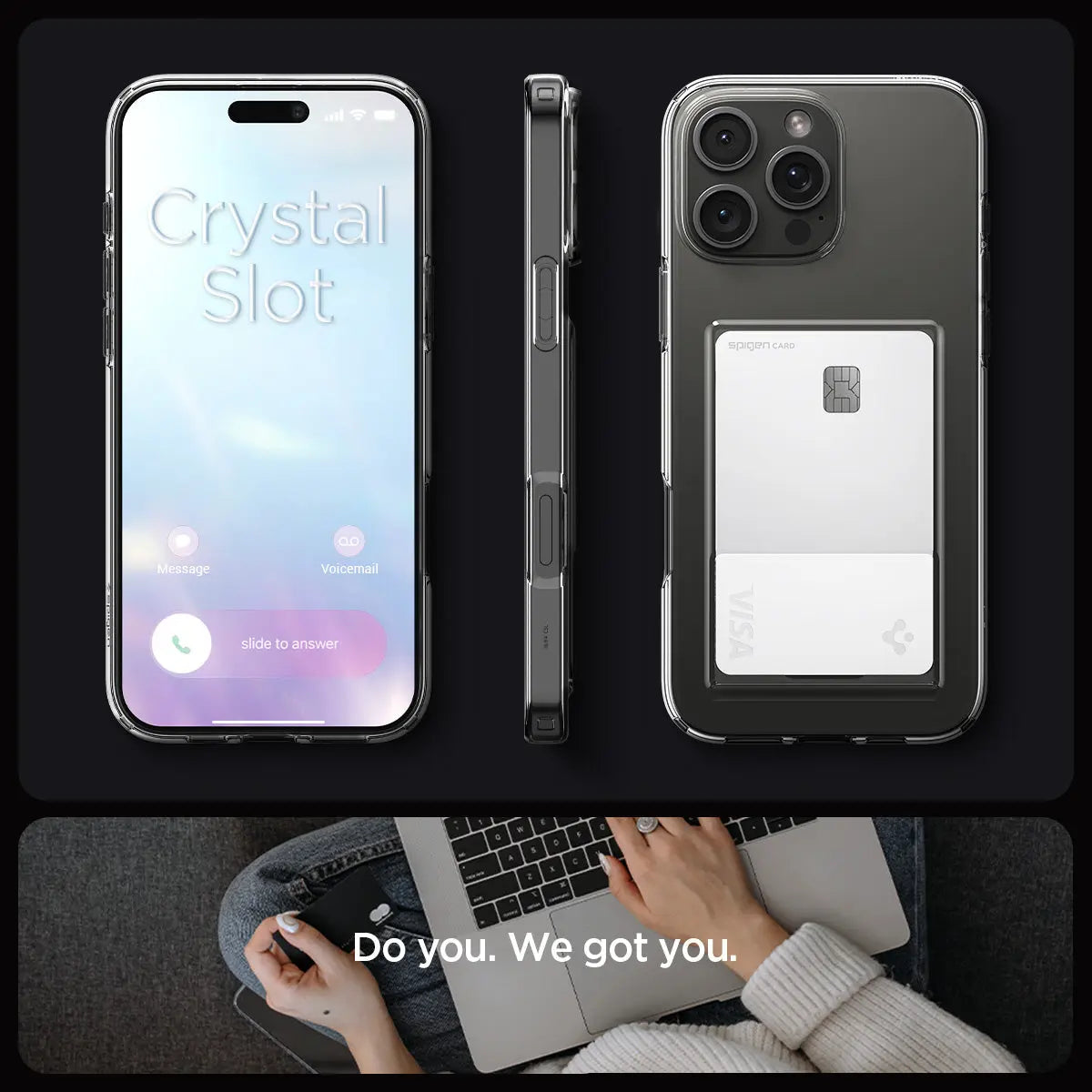 iPhone 16 Pro Case Crystal Slot - Spigen Singapore