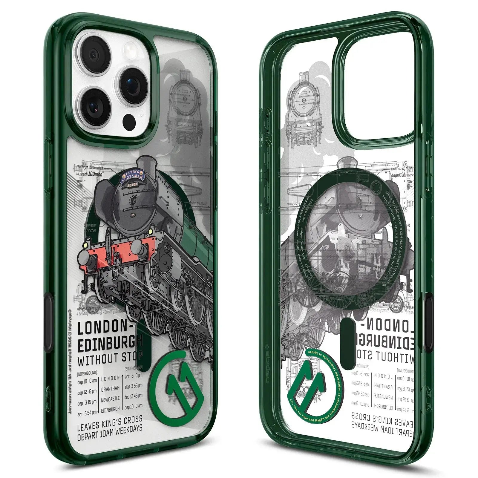 iPhone 16 Pro Max Case c11 Scotsman Fir (MagFit + Camera Control)