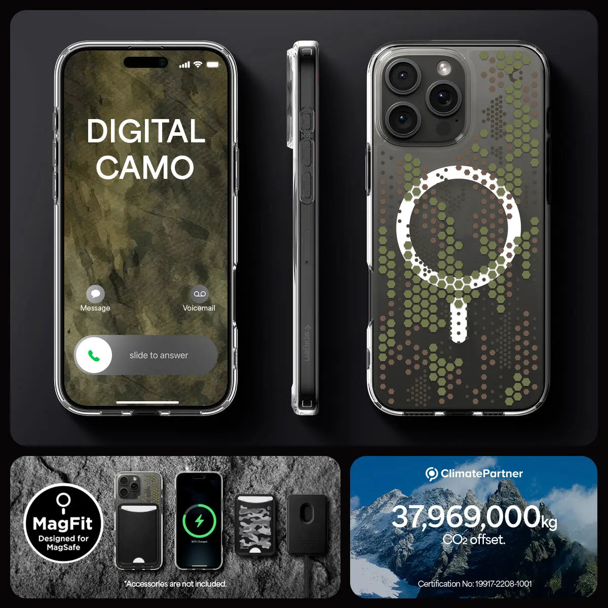 iPhone 16 Pro Max Case Ultra Hybrid MagFit Digital Camo