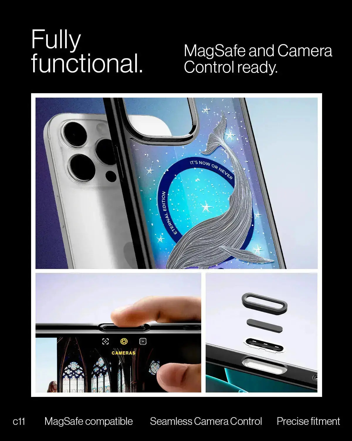 iPhone 16 Pro Max Case c11 Eternal (MagFit + Camera Control)