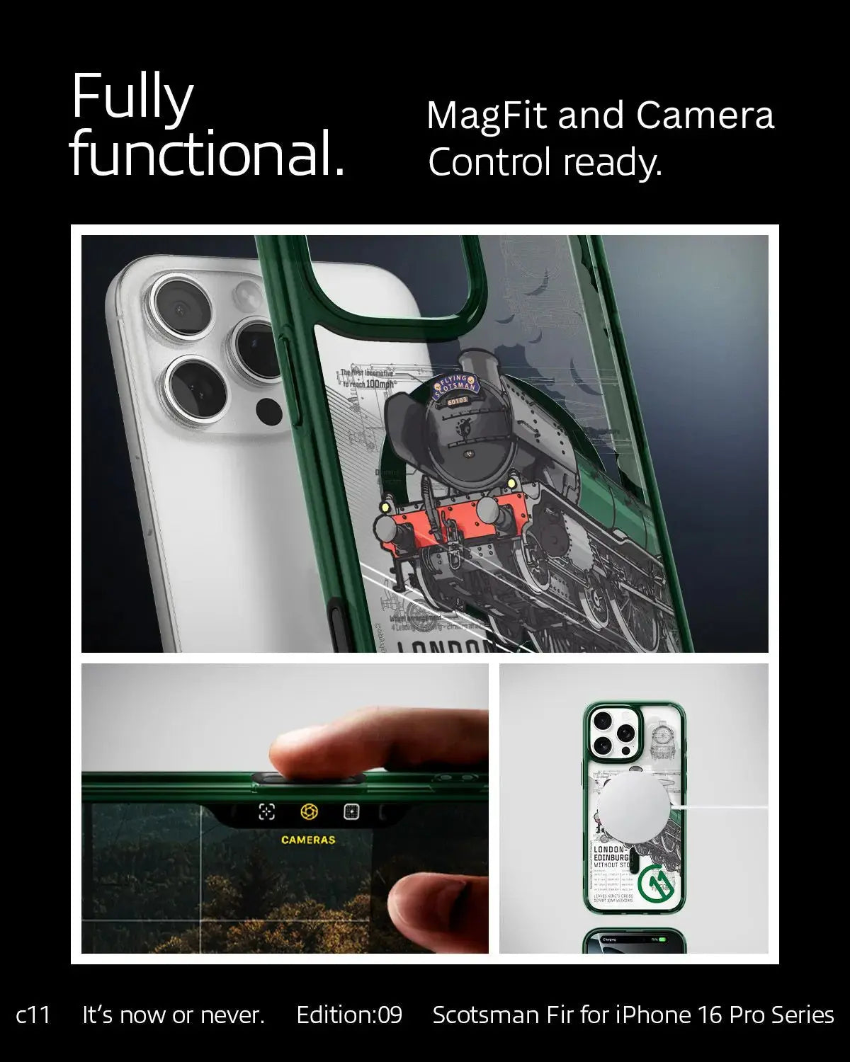 iPhone 16 Pro Case c11 Scotsman Fir (MagFit + Camera Control)