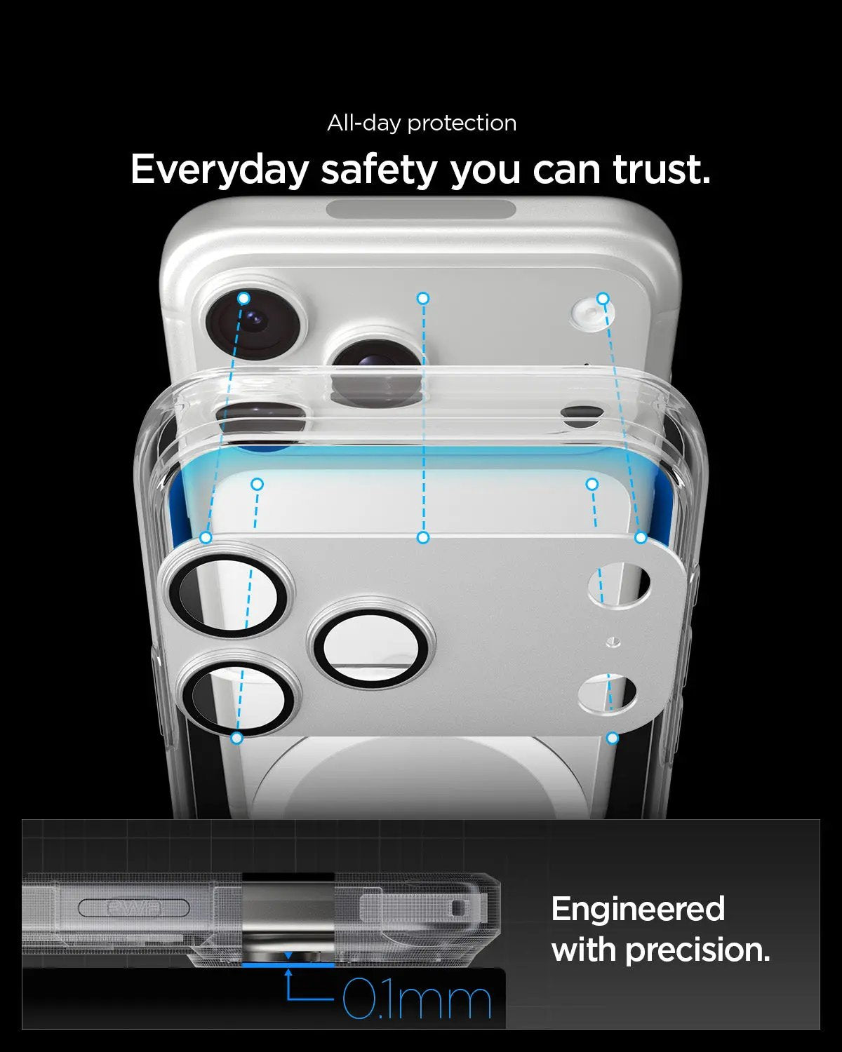 iPhone 17 Pro Lens Protector Optik Pro XL EZ Fit