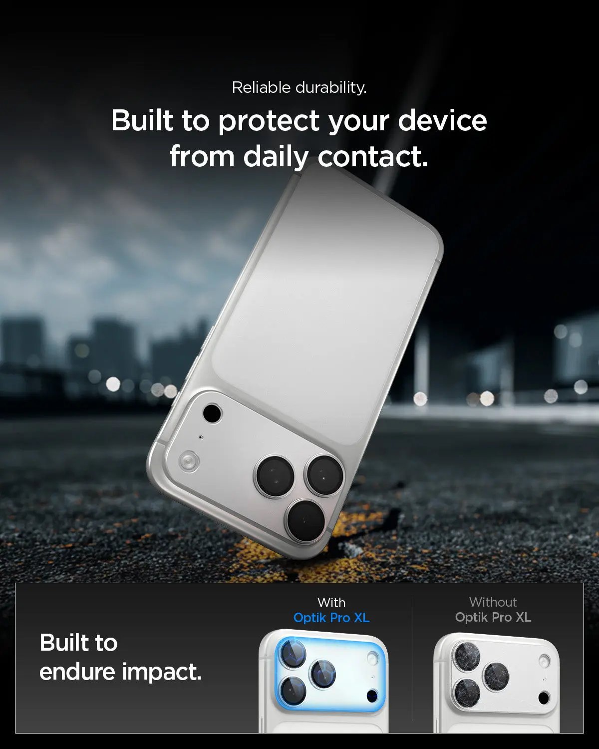 iPhone 17 Pro Lens Protector Optik Pro XL EZ Fit