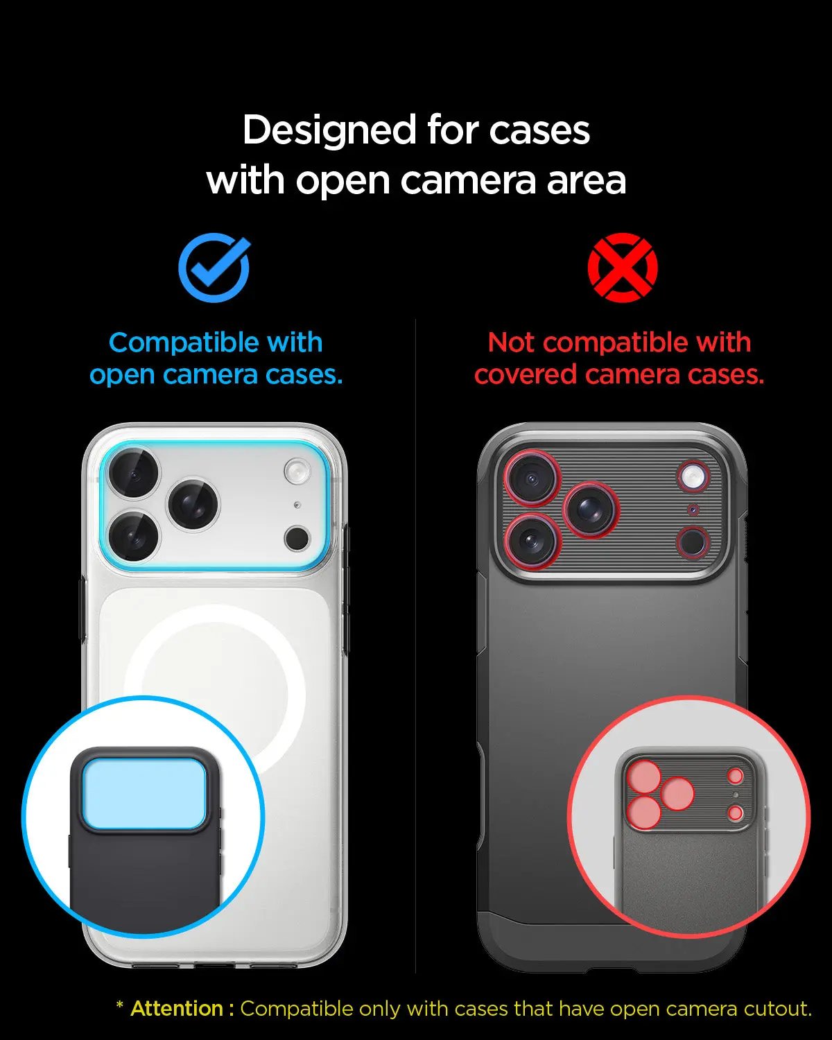 iPhone 17 Pro Lens Protector Optik Pro XL EZ Fit