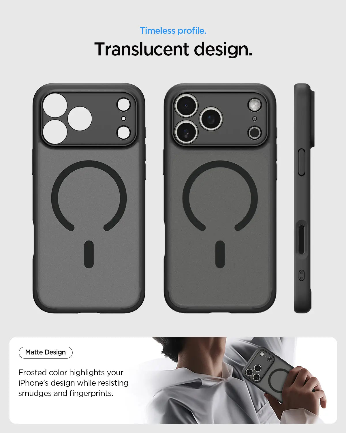 iPhone 17 Pro Max Case Ultra Hybrid MagFit Frost