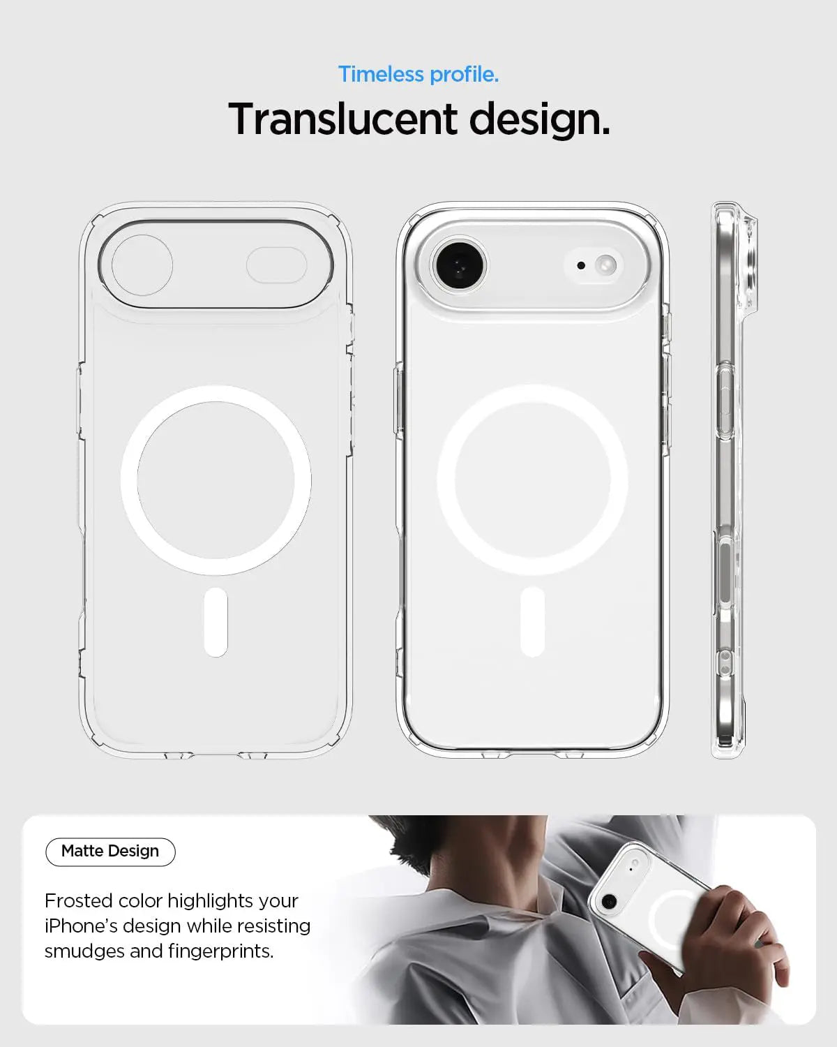 iPhone Air Case Ultra Hybrid MagFit Frost