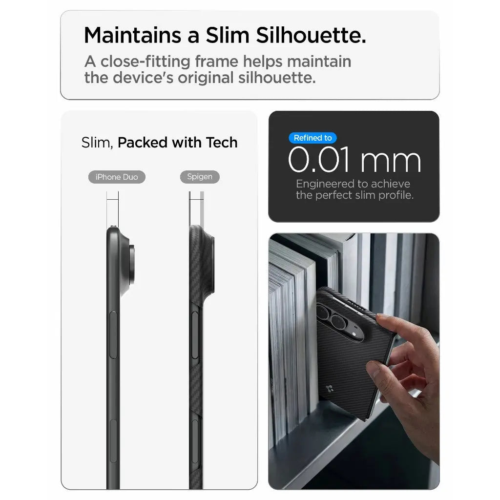 iPhone Duo Case Air Skin Aramid Magfit