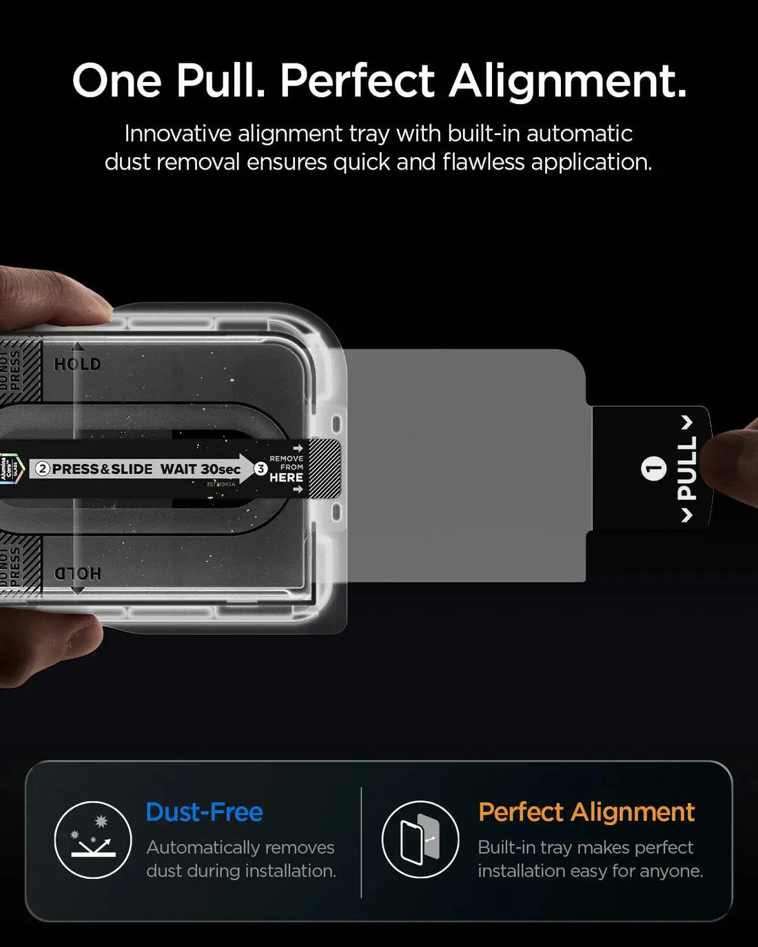 iPhone Duo Privacy Screen Protector EZ Fit Pro HD [1 Pack]