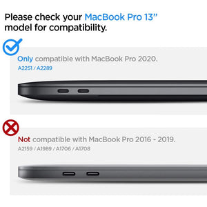 Spigen Macbook Pro 13 inch M2 (2022 / 2020) / M1(2020) Case Thin Fit MacBook Pro 13 inch Casing Cover