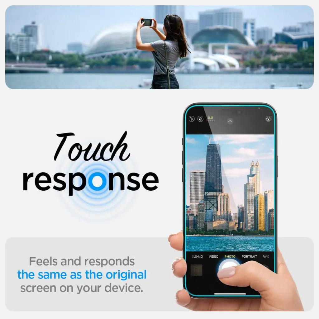 [1 Pack] iPhone 15 Plus Glas.tR EZ Fit Screen Protector - Spigen Singapore