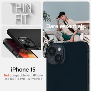 iPhone 15 Case Thin Fit - Spigen Singapore