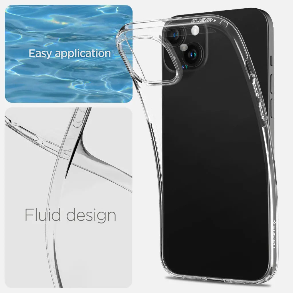 iPhone 15 Plus Case / iPhone 14 Plus Cover Liquid Crystal / Crystal Flex - Spigen Singapore
