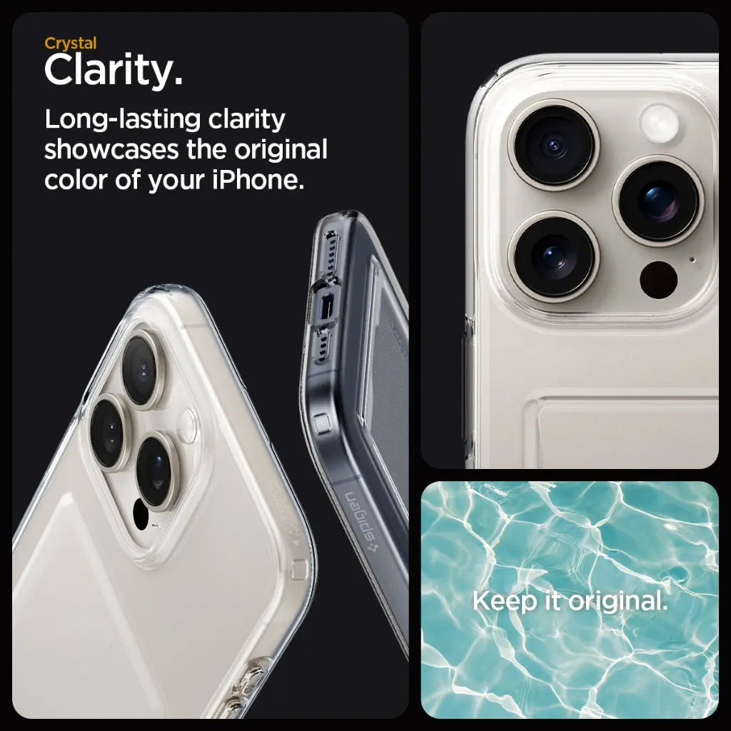 iPhone 15 Pro Case Crystal Slot - Spigen Singapore